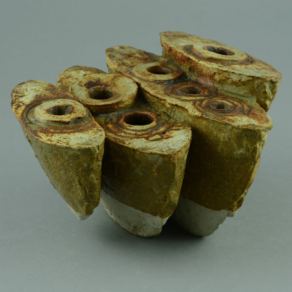 Bernard Rooke, UK, sculptural vessel with multiple openings D6038 - Freeforms