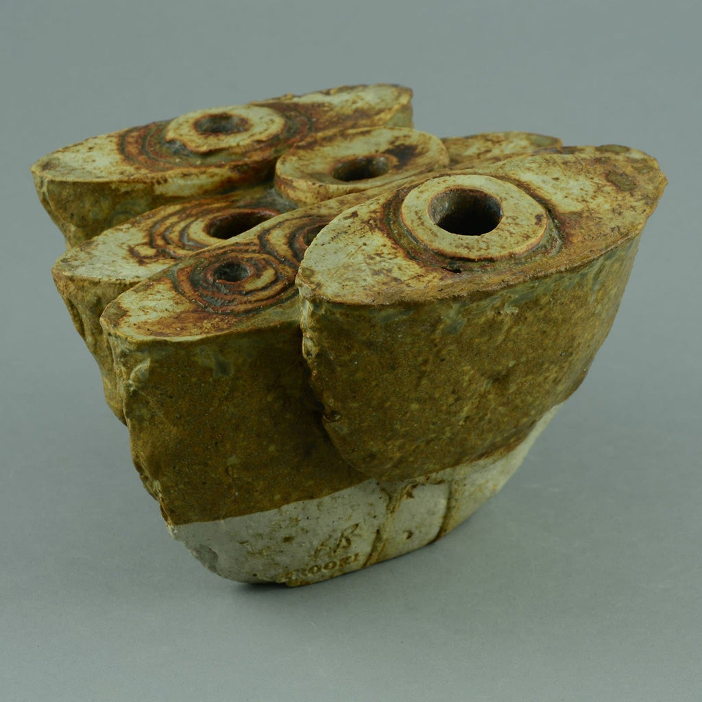 Bernard Rooke, UK, sculptural vessel with multiple openings D6038 - Freeforms