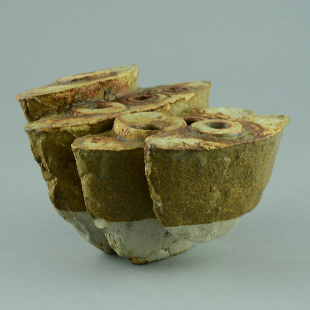 Bernard Rooke, UK, sculptural vessel with multiple openings D6038 - Freeforms