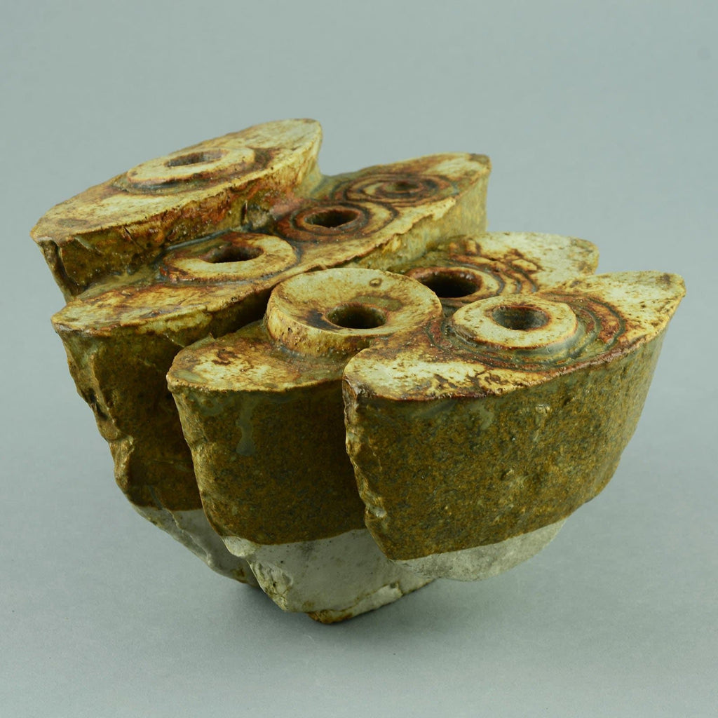 Bernard Rooke, UK, sculptural vessel with multiple openings D6038 - Freeforms