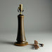 Berndt Friberg for Gustasberg lamp with brown haresfur glaze D6202 - Freeforms