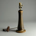 Berndt Friberg for Gustasberg lamp with brown haresfur glaze D6202 - Freeforms