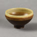 Berndt Friberg for Gustavsberg bowl with brown haresfur glaze E7113 - Freeforms