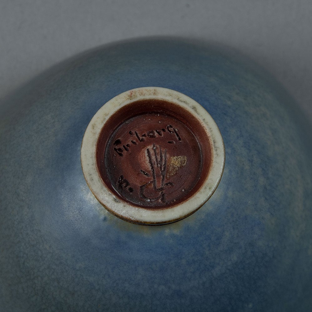 Berndt Friberg for Gustavsberg bowl with pale blue glaze F8339 - Freeforms