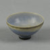 Berndt Friberg for Gustavsberg bowl with pale blue-gray haresfur glaze F8216 - Freeforms