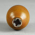 Berndt Friberg for Gustavsberg, egg-shaped vase with brown haresfur glaze E7331 - Freeforms