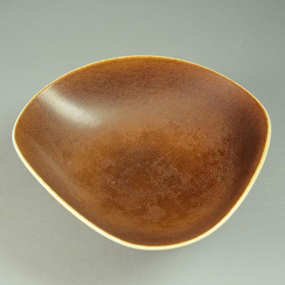Berndt Friberg for Gustavsberg large triangular bowl A2127 - Freeforms