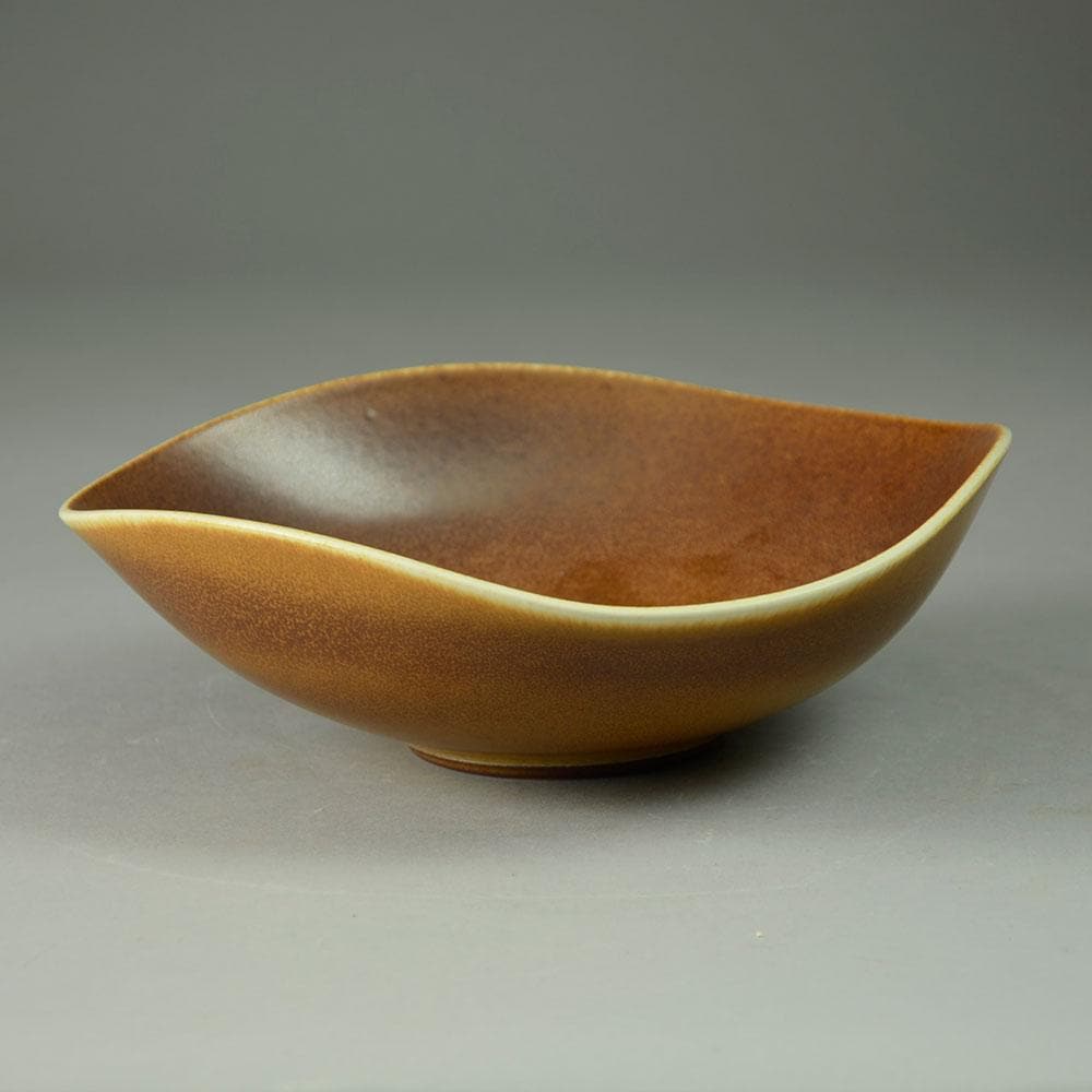 Berndt Friberg for Gustavsberg large triangular bowl A2127 - Freeforms
