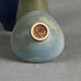 Berndt Friberg for Gustavsberg miniature bowl with pale blue gray haresfur glaze F8115 - Freeforms