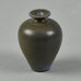 Berndt Friberg for Gustavsberg miniature vase with blue-gray haresfur glaze F8281 - Freeforms