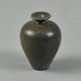 Berndt Friberg for Gustavsberg miniature vase with blue-gray haresfur glaze F8281 - Freeforms