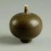 Berndt Friberg for Gustavsberg, round vase with brown haresfur glaze D6334 - Freeforms
