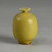 Berndt Friberg for Gustavsberg small vase with yellow haresfur glaze F8131 - Freeforms