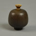 Berndt Friberg for Gustavsberg, Sweden, vase with brown glaze F8153 - Freeforms