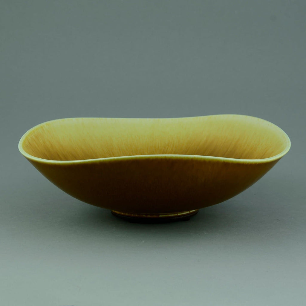 Berndt Friberg for Gustavsberg, unique stoneware bowl B3051 - Freeforms