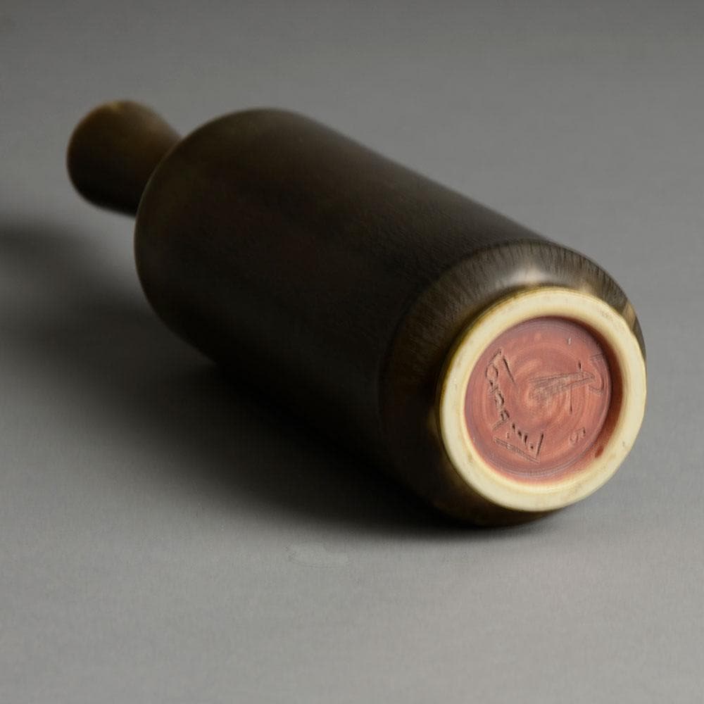 Berndt Friberg for Gustavsberg, vase with brown haresfur glaze D6378 - Freeforms