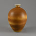Berndt Friberg for Gustavsberg vase with brown haresfur glaze F8285 - Freeforms