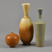 Berndt Friberg for Gustavsberg, vase with reddish brown haresfur glaze F8221 - Freeforms