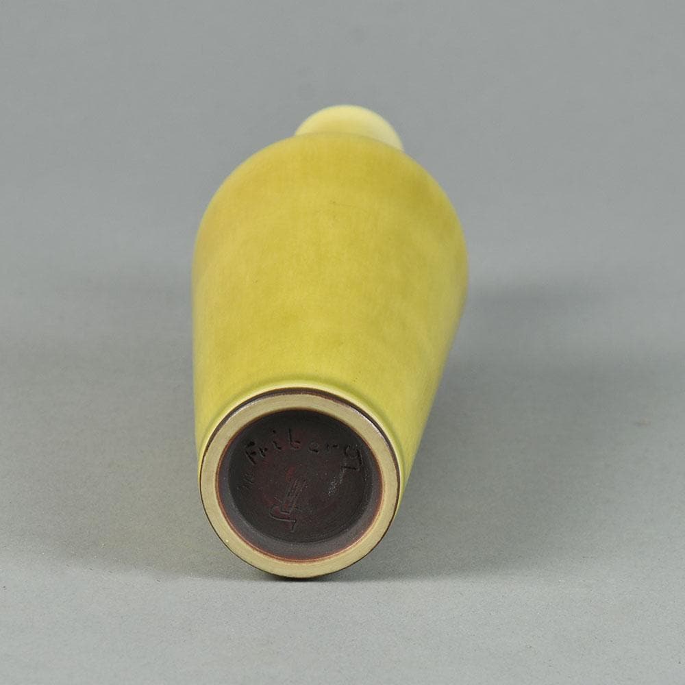 Berndt Friberg for Gustavsberg vase with yellow haresfur glaze G9097 - Freeforms