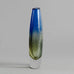 Blue glass "Kraka" vase by Sven Palmquist for Orrefors N5502 - Freeforms