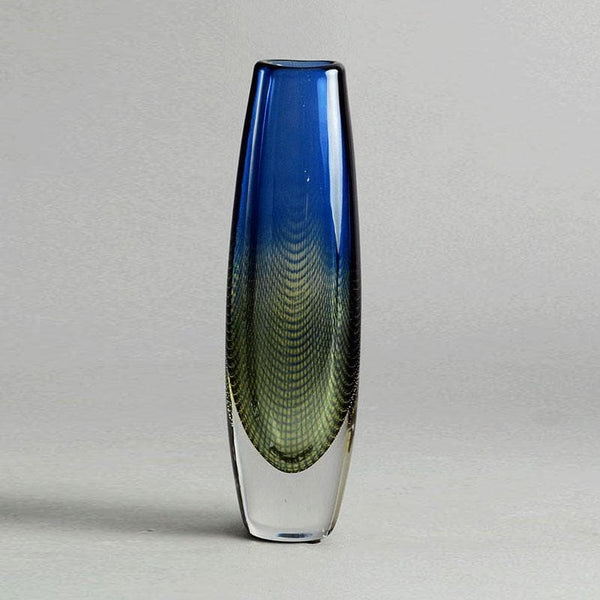 blue-glass-kraka-vase-by-sven-