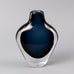 Blue glass "Sommerso" vase by Nils Landberg for Orrefors A1360 - Freeforms