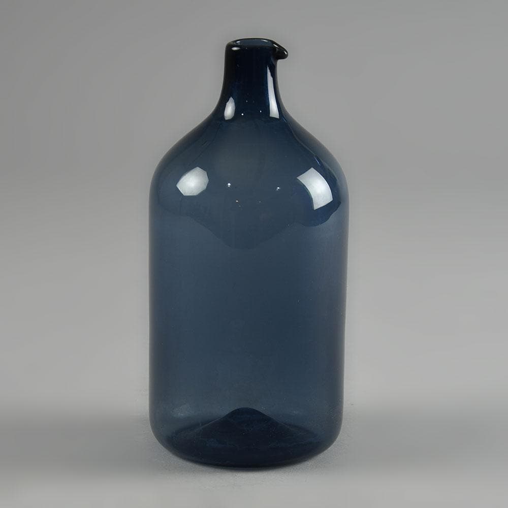 Blue "I-glass" decanter by Timo Sarpaneva for Iittala N1912 - Freeforms