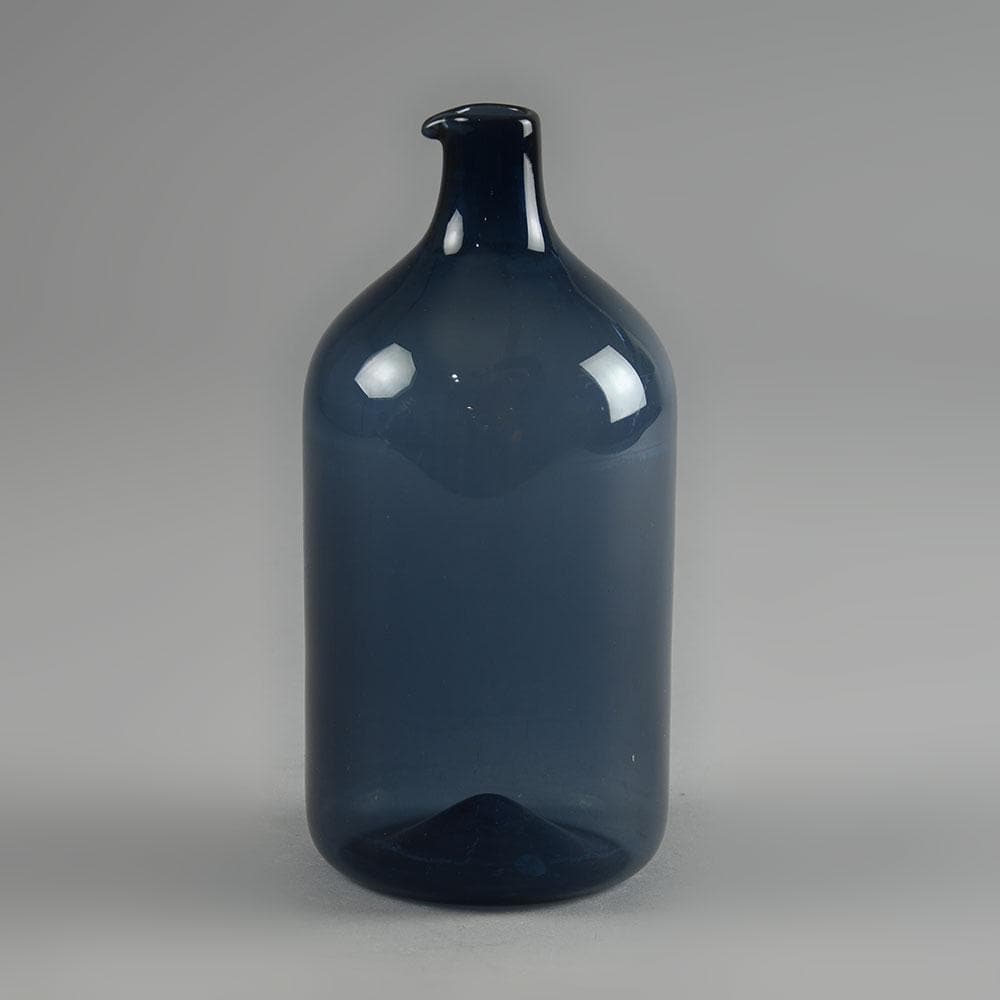 Blue "I-glass" decanter by Timo Sarpaneva for Iittala N1912 - Freeforms