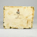 Borje Skohg, Gustavsberg, Sweden, stoneware tile with applied silver E7334 - Freeforms