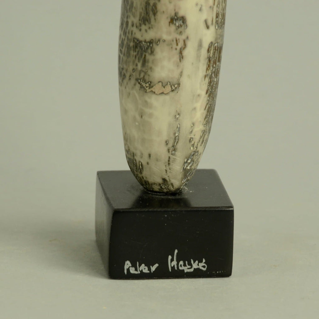 "Bow form" stoneware sculpture by Peter Hayes C5201 - Freeforms