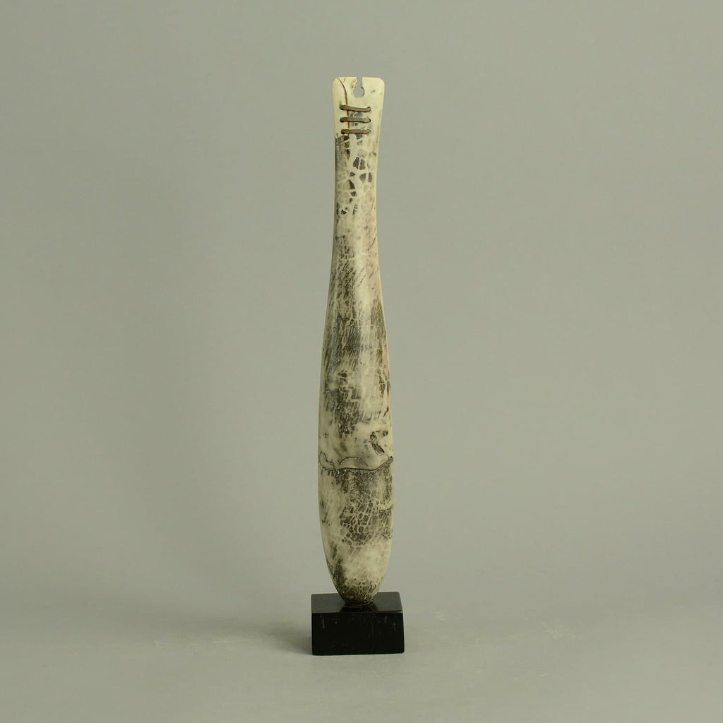 "Bow form" stoneware sculpture by Peter Hayes C5201 - Freeforms