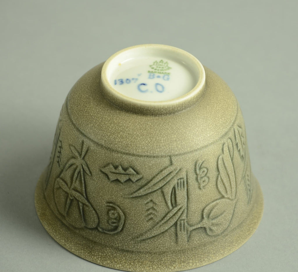 Bowl by Cathinka Olsen for Bing & Grondahl N2768 - Freeforms