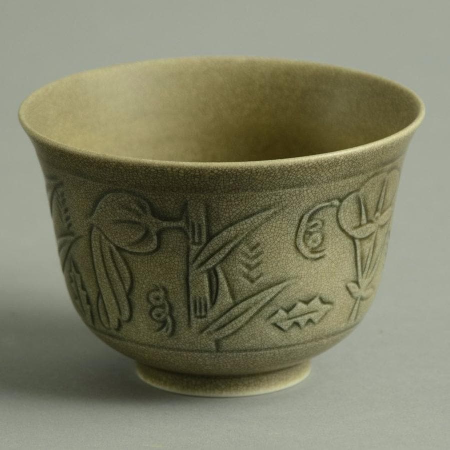 Bowl by Cathinka Olsen for Bing & Grondahl N2768 - Freeforms