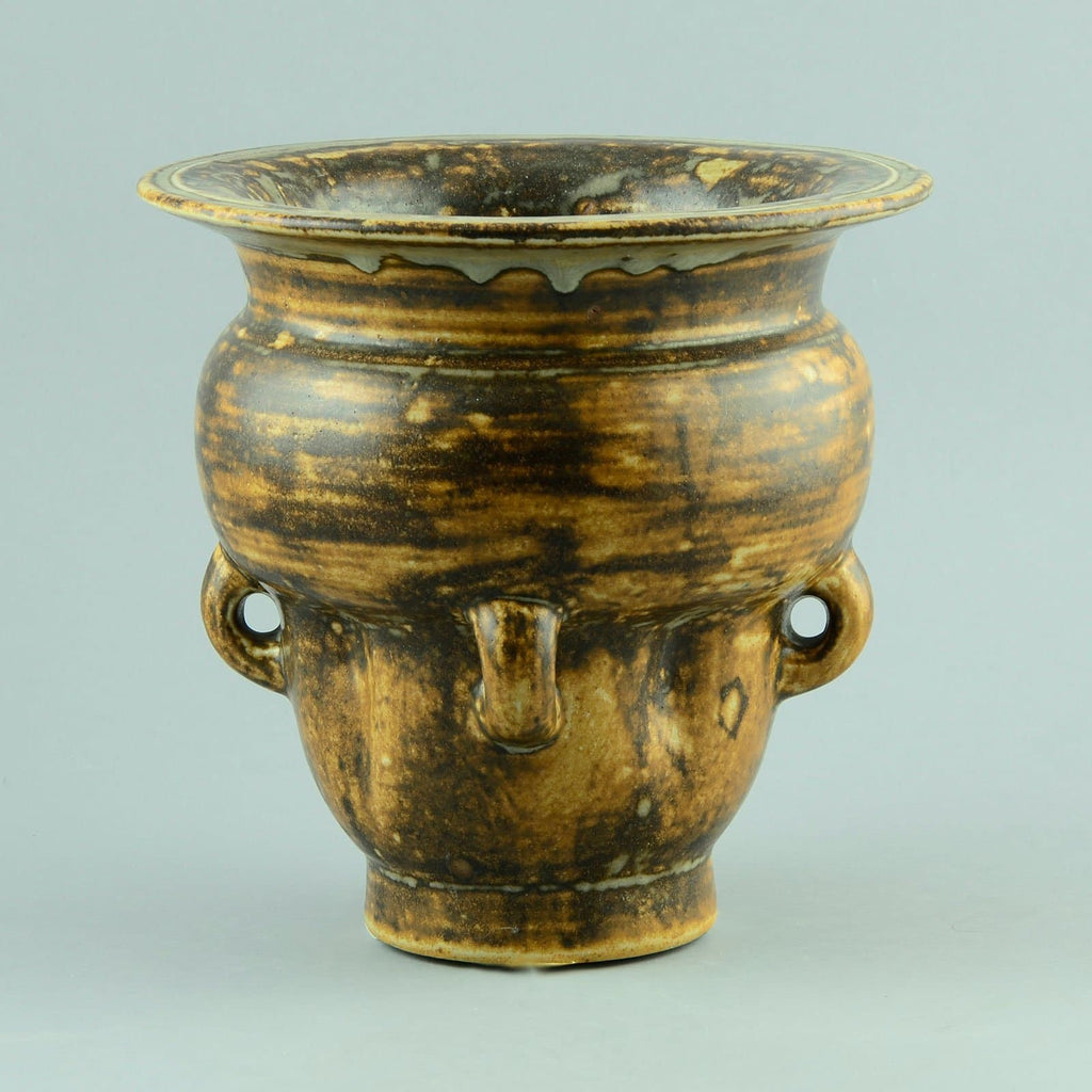 Carl Halier for Royal Copenhagen vase with Sung glaze B3477 - Freeforms