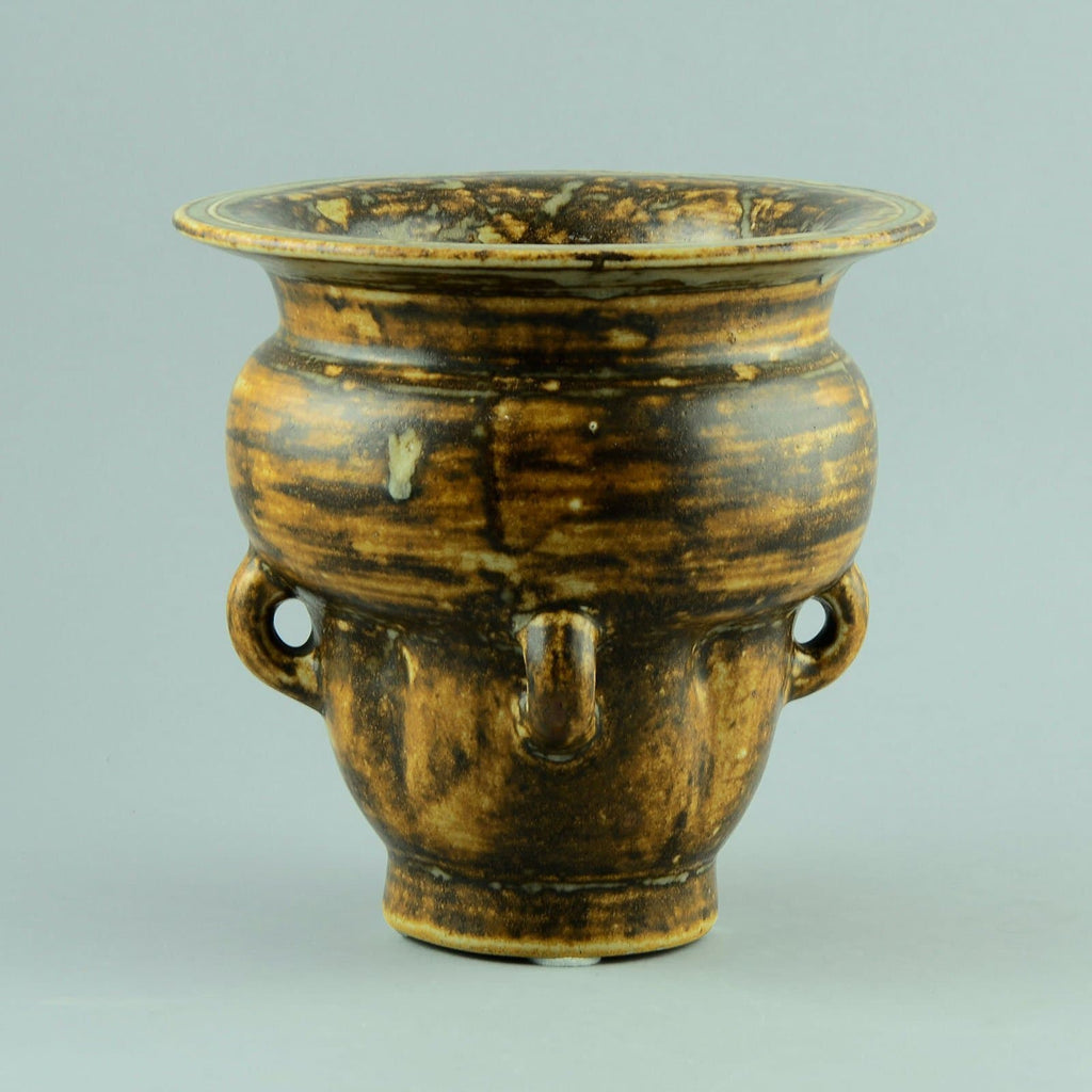 Carl Halier for Royal Copenhagen vase with Sung glaze B3477 - Freeforms