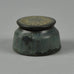 Carl Harry Stalhane for Rorstrand miniature jar with blue haresfur glaze E7370 - Freeforms