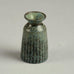 Carl Harry Stalhane for Rorstrand miniature vase with blue haresfur glaze D6111 - Freeforms