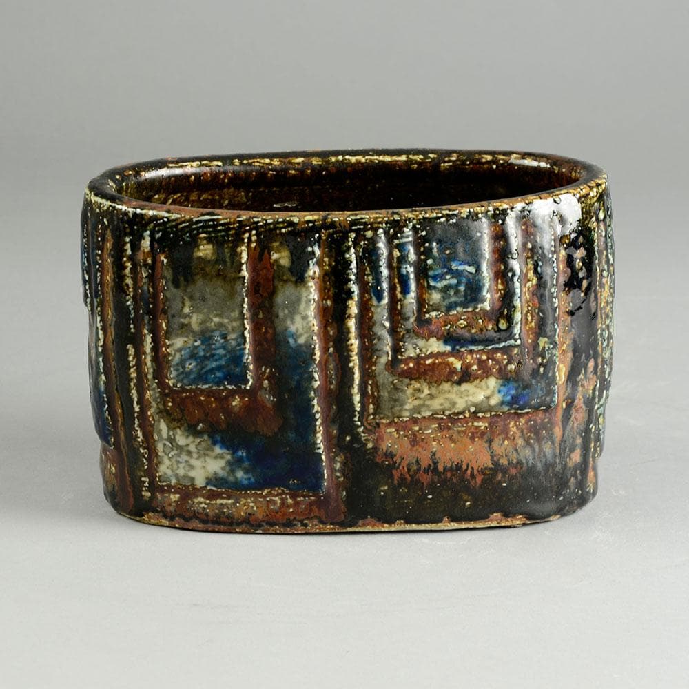 Carl Harry Stålhane for Rorstrand, unique stoneware vase N2512 - Freeforms