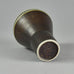 Carl Harry Stålhane for Rörstrand vase with brown matte glaze F8352 - Freeforms