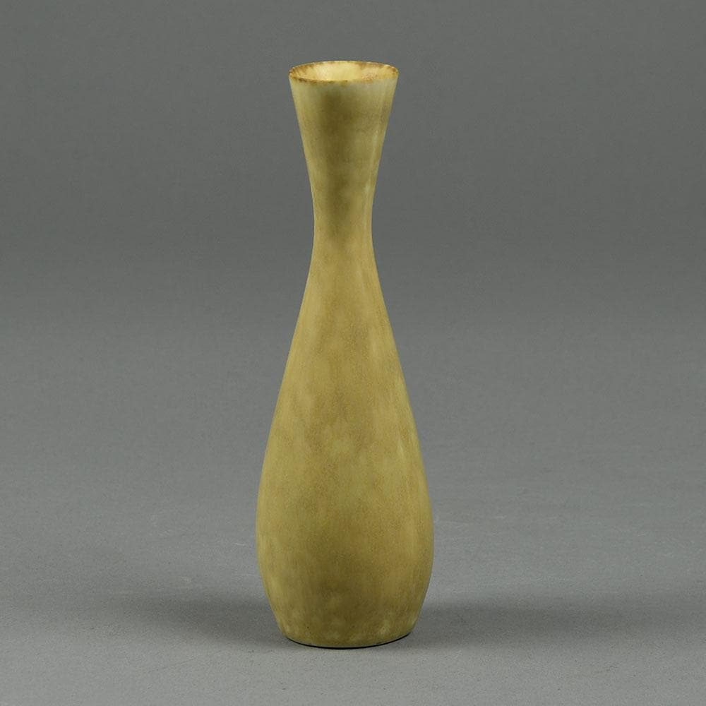 Carl Harry Stålhane for Rorstrand vase with cream glaze F8164 - Freeforms