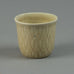 Carl Harry Stålhane for Rörstrand vase with cream haresfur glaze G9433 - Freeforms