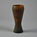Carl Harry Stålhane for Rörstrand vase with reddish brown haresfur glaze E7203 - Freeforms