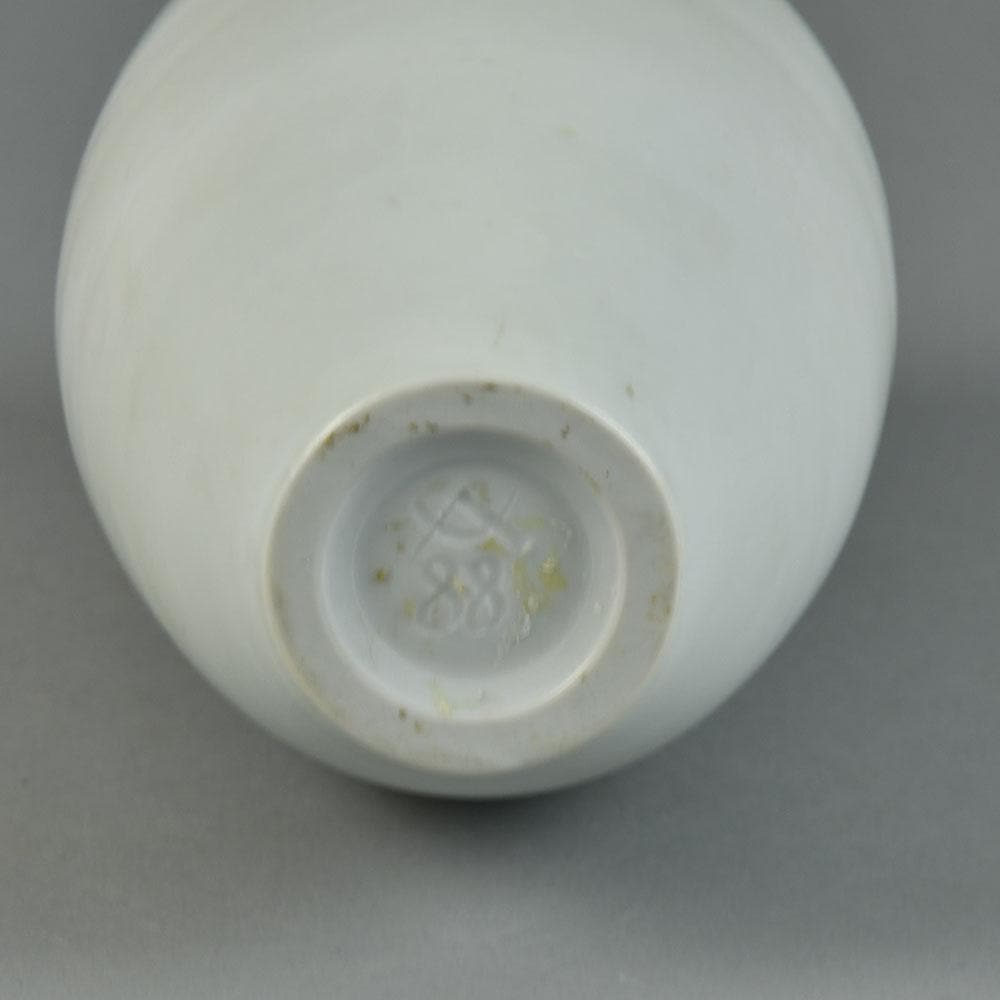 Christine Atmer de Reig, own studio, Germany unique stoneware vase with white and brown glaze G9111 - Freeforms