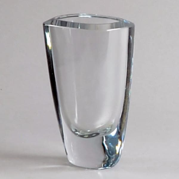 Clear glass rectangular vase by Strombergshyttan N7019 - Freeforms
