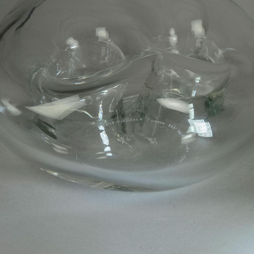 Clear glass vase by Tapio Wirkkala C5399 - Freeforms
