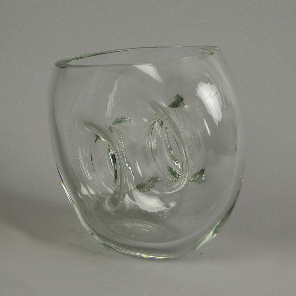 Clear glass vase by Tapio Wirkkala C5399 - Freeforms