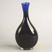 "Colora" blue glass vase by Vicke Lindstrand for Kosta N6517 - Freeforms