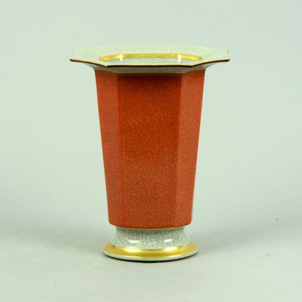 Crackle glazed vase by Royal Copenhagen N9390 - Freeforms