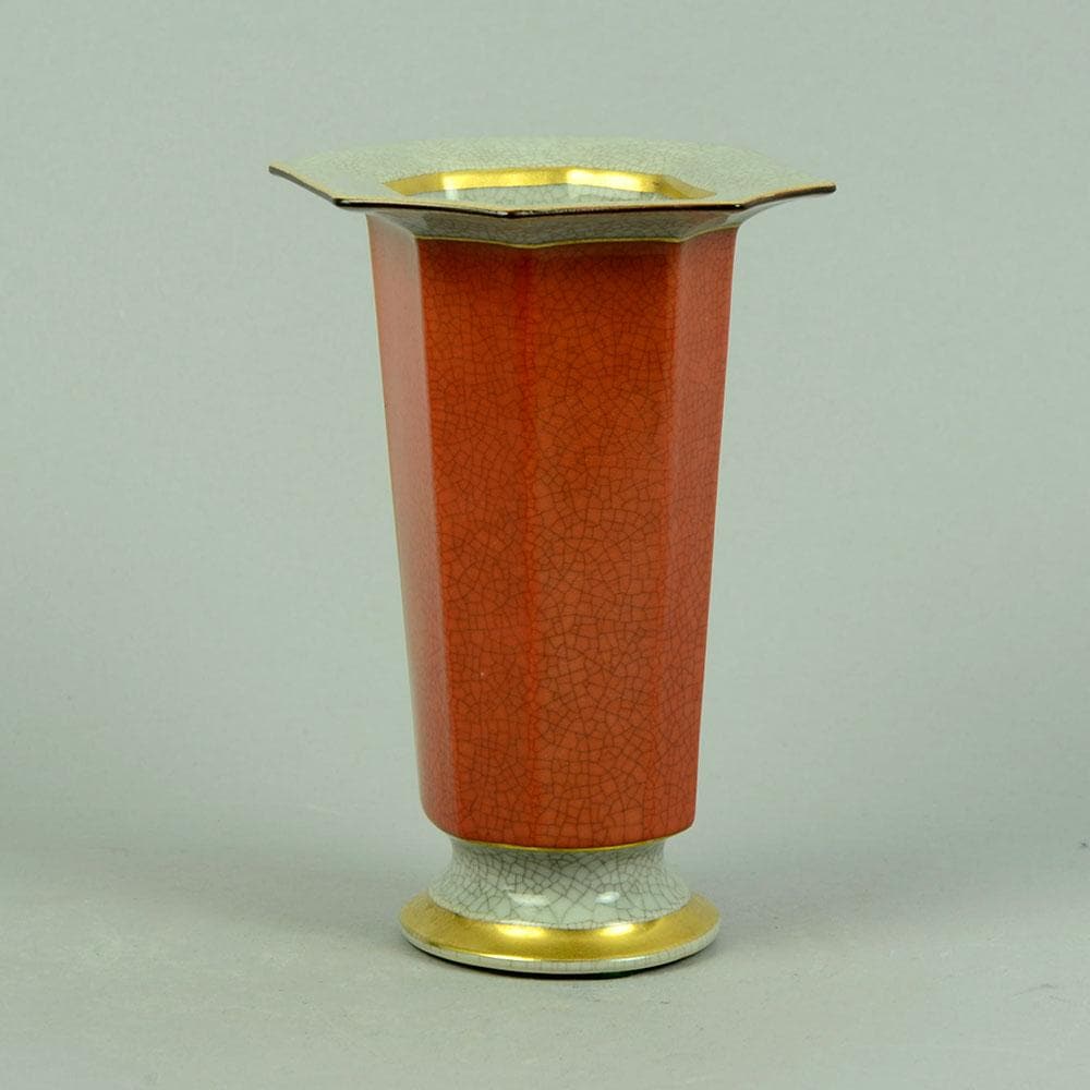 Crackle glazed vase by Royal Copenhagen N9390 - Freeforms