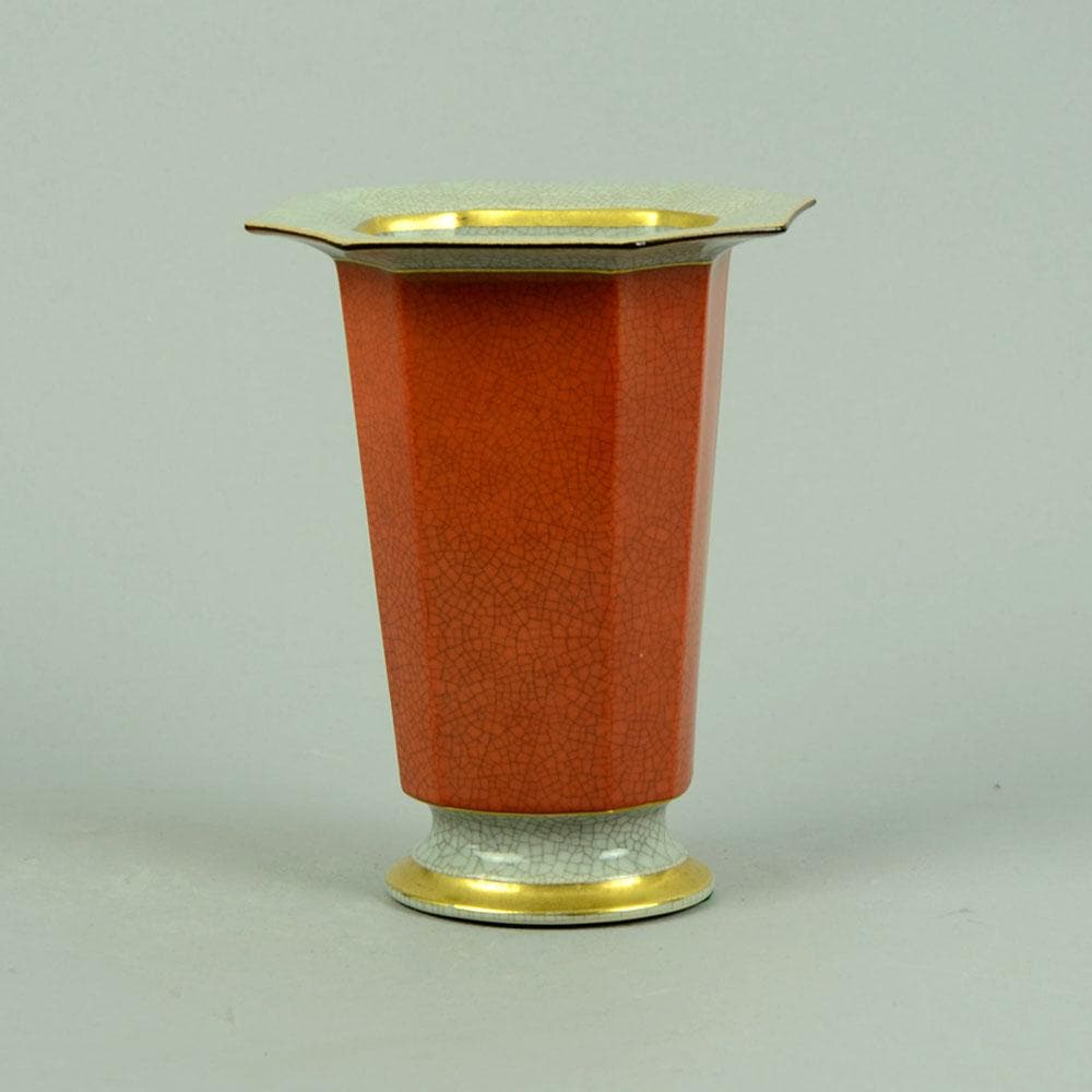 Crackle glazed vase by Royal Copenhagen N9390 - Freeforms